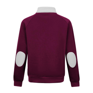 Sweat-shirt à demi-zip pour homme, confortable, respirant, en mélange de coton, design élégant pour le sport et les occasions décontractées - Product Image 6