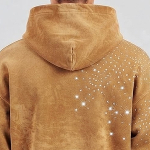Quick Dry Breathable Men <b>Rhinestone</b> <b>Hoodies</b> Best Manufacture Men's Clothing Cotton Blended <b>Rhinestone</b> <b>Hoodies</b> For Online Sale - Product Image 5