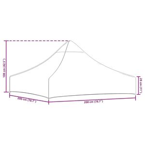 Tenda Pop-up Antracite 0,9 Oz/ft2 con Tetto 6,6 X 6,6 per il Tuo Prossimo Evento! - Product Image 5