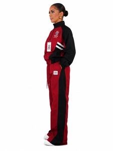 <b>Women's</b> Outdoor Windbreaker Track Suit Lightweight <b>Jacket</b> and Jogger Pants for Workout Fitness Travel and Casual Wear - Product Image 5