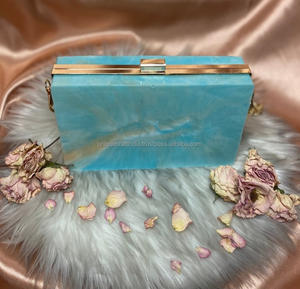 Pochette élégante en résine artisanale |   Sac de soirée luxueux brillant, imperméable et écologique |   pour la fête des mères, la Saint-Valentin - Product Image 3