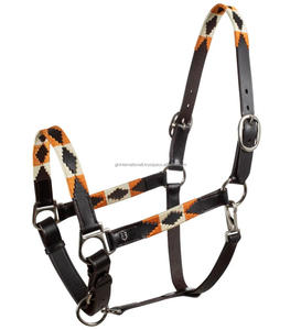 Harnais de polo en cuir véritable, solide et réglable, équipement équestre en cuir, style selle western personnalisé, harnais de polo durable pour chevaux - Product Image 1