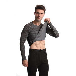 Fournisseur direct d'usine, rashguards MMA pour hommes, sur mesure, en spandex/polyester respirant, manches longues, personnalisés - Product Image 2