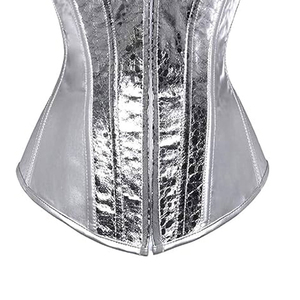 Corsé de Cuero Ecológico de Diseño Personalizado Más Vendido para Mujer, Faja Reductora sin Mangas al por Mayor, Hecho en Pakistán - Product Image 4