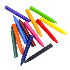 Crayons de couleurs OEM non toxiques et lavables, matériel de peinture pour tout-petits, fournitures éducatives - Product Image 1