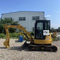 Approvisionnement direct CAT 303.5E Mini-excavatrice hydraulique sur chenilles de 3,5 tonnes, qualité fiable, état d'origine, excavatrice d'occasion en stock