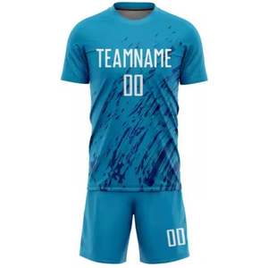 Camiseta de Fútbol de Secado Rápido para Hombre, Nombre Personalizado, Impresión por Transferencia de Calor, Uniforme de Fútbol 100% Poliéster, Kits Deportivos para Equipos de Adultos - Product Image 2