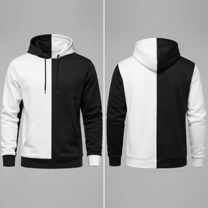 เสื้อฮู้ดดี้ผู้ชายพรีเมียมสำหรับใส่ลำลองและเล่นกีฬา ดีไซน์ฮู้ดสวมใส่สบาย มีกระเป๋าจิงโจ้และปลายแขนเสื้อแบบริบ เหมาะสำหรับใส่ในชีวิตประจำวัน - Product Image 5