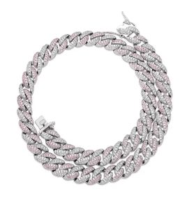 Collar de Cadena Cubana Iced Out con Micro Pavé de Moissanita Verde, Chapado en Oro, de Lujo, Moderno y Llamativo, para Hombres y Mujeres - Product Image 2