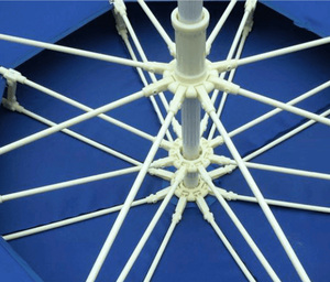 Parasol de plage et de jardin avec bâtons en fibre de verre - Product Image 3