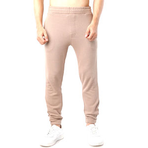 Pantalon décontracté pour homme de haute qualité, confortable, couleur unie, taille élastique, coupe droite, écologique - Product Image 1