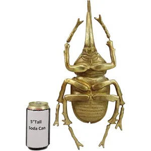 Sculpture d'animal ronde en métal plaqué or, design tendance, pour les intérieurs d'hôtels de luxe, design moderne, Zahid Exports, grand grossiste - Product Image 4