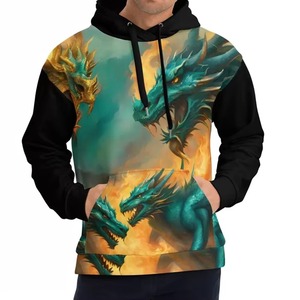 Oversized Men's Top Selling <b>Sublimation</b> <b>Hoodies</b> Male Casual Wear Best Quality Cheap Price Sublimated <b>Hoodies</b> In Reasonable Price - Product Image 4