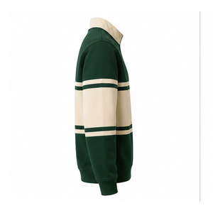 Team Rugby Long Sleeve Shirts Front Digital Printing Breathable Knitted Custom Logo OEM Wholesale Apparel Export - Product Image 3