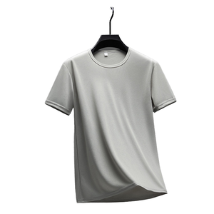 เสื้อยืดไหมพรมโอเวอร์ไซส์ผู้ชาย ผ้าฝ้ายออร์แกนิค 100% ไซส์ใหญ่ ดีไซน์เรียบง่าย แขนยาว เป็นมิตรกับสิ่งแวดล้อม โลโก้ด้านหน้า - Product Image 2