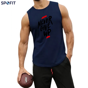 Summer Custom Gym Tank <b>Top</b> Men <b>Mesh</b> Quick Dry Bodybuilding Sleeveless Shirt Fitness Singlets Basketball Clothing Muscle Vest - Product Image 3