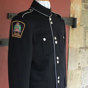 Chaqueta de Lana Premium Personalizada para Desfiles, Abrigo con Banda Bordada, Chaqueta Formal con Botones para Actuaciones y Ceremonias - Product Image 1