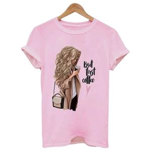 T-shirt habillé pour femmes en coton de qualité supérieure nouveauté décontracté à la mode épaule tombante prix bon marché haute qualité OEM service décontracté - Product Image 6