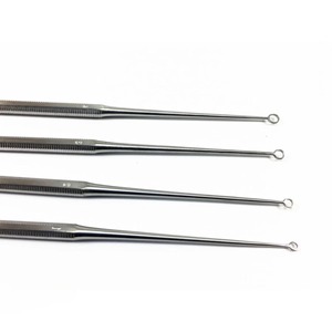 Ensemble de curettes dermiques manuelles de haute qualité, 6 pièces, 1 mm-6 mm, acier inoxydable de qualité médicale, certifié CE, instruments chirurgicaux pour ORL - Product Image 6