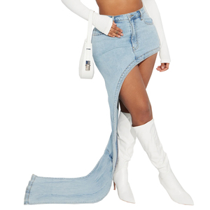 Jupe longue pour femme, fabrication OEM, vente en gros directe d'usine, jupe longue de haute qualité, fournisseur de logo personnalisé, jupes tendance, commande en gros 2026 - Product Image 1
