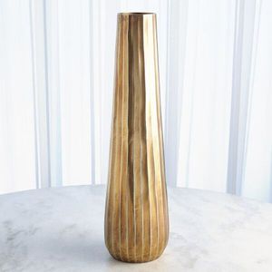 Modern Metallic Flower Holder Elegant Decorative <b>Vase</b> Durable Handmade Home Office Centerpiece Display Design - Product Image 3