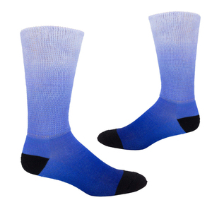 Calcetines Deportivos Azules para Adultos, Transpirables, de Punto, para Correr y Baloncesto, Resistentes a Desgarros, Color Sólido, con Spandex, para Primavera - Product Image 1