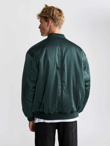 New Design Men's Zipper <b>Slim</b> <b>Fit</b> satin <b>Jacket</b> Pakistan Made High Quality Bomber <b>Jacket</b> for Adults Wholesale - Product Image 6