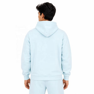 Ensemble de survêtement unisexe respirant en molleton épais avec strass, doux et brossé, pour l'automne, avec logo personnalisé, vente en gros de sweats à capuche - Product Image 3