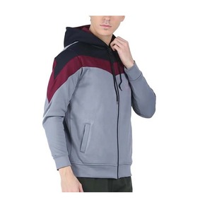 Custom Knitted 100%Cotton <b>Zip</b> <b>up</b> Hooded Oversized Heavy Weight 380GSM Streetwear Cotton High Quality Blank Zipper Men's Hoodies - Product Image 5