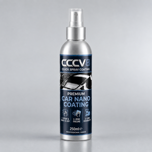 CCCV8 SiO2 ไฮโดรโฟบิก ควิกสเปรย์ เซรามิกโค้ทติ้ง 250 มล. พร้อมเพิ่มความเงาสูงขึ้น 50% และช่วยปกป้องด้วยความแข็ง 9H สำหรับช่างดีเทลลิ่งมืออาชีพ - Product Image 6