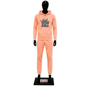 Conjunto de Sudadera con Capucha y Pantalones Deportivos con Estampado Gráfico de Durazno para Hombre, Sudadera Personalizada, Pantalones Jogger, Ropa Deportiva Casual, Venta al Por Mayor - Product Image 1