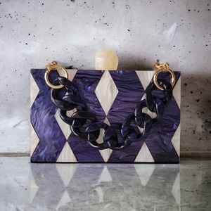 Elegante Bolso de Mano de Resina Acrílica Transparente para Mujer, Bolso de Fiesta de Noche, Bolso de Lujo para Dama - Product Image 2
