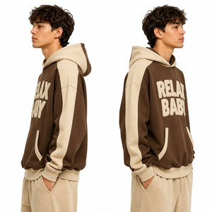 Sudadera con Capucha para Hombre, Primavera, Algodón y Poliéster, Tejido Antiarrugas, 550g, Logotipo en Relieve, Personalizada en 3D - Product Image 5