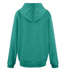 ชุดเสื้อสเวตเชิ้ตมีฮู้ดสีเขียวและกางเกงจ็อกเกอร์สีดำสำหรับผู้หญิง - Product Image 4