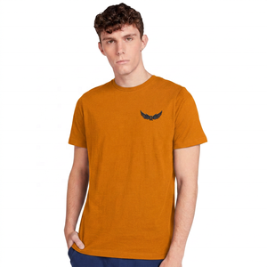 Camiseta de Manga Corta para Hombre, Color Azul Marino, Cuello Redondo, con Logotipo Bordado, Corte Regular, Tejido Jersey Informal, 100% Algodón - Product Image 5