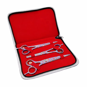 Tijeras Profesionales para Cejas de 7.5 Pulgadas, Ecológicas, Inclinadas, con Logotipo Personalizado, Acero Inoxidable Japonés de Alta Calidad, 2026 - Product Image 6