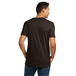 Producción en Masa de Camisetas Color Chocolate Oscuro de Algodón Peinado Anillado 100% Airlume para Prendas de Nivel Superior, Pedido al por Mayor - Product Image 2