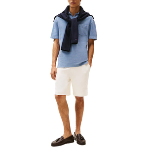 Polo de Corte Holgado para Hombre, Teñido Personalizado, Estilo Vintage, Informal, Suave y Cómodo, Algodón Premium, Marca Privada - Product Image 5