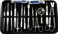 Kit d'instruments de suture professionnel 13 pièces – Porte-aiguille, ciseaux, pinces, forceps et outils chirurgicaux en acier inoxydable allemand