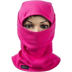 Pink Imitate Animal Balaclava <b>Face</b> <b>Mask</b> for <b>Skiing</b> Adults Unisex Breathable Waterproof Spandex/Polyester Warm Winter Protection - Product Image 1