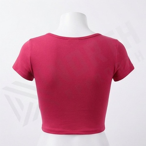 T-shirts courts pour femmes, design élégant, séchage rapide, respirants, vêtements de sport tendance, vêtements de fitness, vêtements de sport pour la salle de sport - Product Image 2