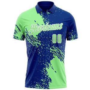 OEM <b>Custom</b> Sublimation Golf Shirt 100% Polyester Polo Sports Team Club Uniform Wholesale Personalized Logo Name Printed Athletic - Product Image 2