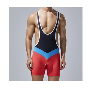 Débardeur de sport pour homme, col en V, en polyester et élasthanne, color-block, pour la musculation et le fitness - Product Image 4