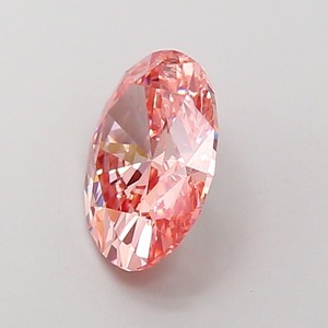 Diamant rose fantaisie de 1,77 carat, ovale, cultivé en laboratoire, CVD, clarté VVS2, excellente taille, diamant rose éthique non monté - Product Image 2