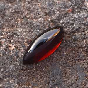 Lot en gros de cabochons de grenat rouge naturel 3x6mm, taille marquise, dos plat, calibrés, pierres précieuses en vrac pour la fabrication de bijoux - Product Image 2