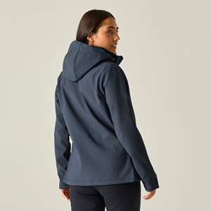 Chaqueta Softshell con Capucha para Mujer, Casual, Resistente al Agua, con Cierre Completo, Bolsillos Utilitarios, Ligera y de Alto Rendimiento - Product Image 2