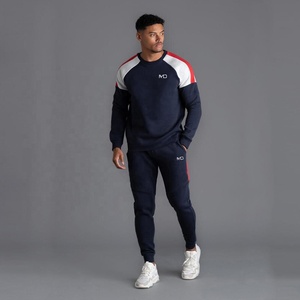 Top Quality Men Athletic 2 Pieces Casual Full Zip Up Jogging Sweat Suit Workout Sport <b>Set</b> Sportswear Tracksuit 2026 - Product Image 4