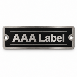 Plaque d'équipement avec logo personnalisé, plaque métallique gravée pour machines, marquage industriel, fournisseur OEM - Product Image 3