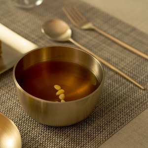 NOBBAN Ciotola per Riso Tradizionale Coreana in Ottone Forgiato a Mano con Coperchio, Articolo in Bronzo di Eredità Reale - Product Image 3