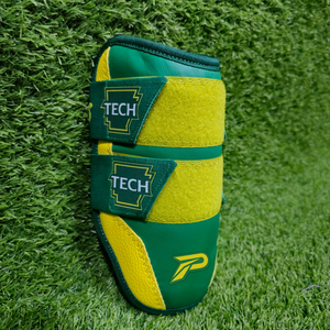 PROTIAN Custom Wholesale High Quality Lightweight Leather Baseball Batter Double Strap Elbow Guard Protective Gear - Product Image 1